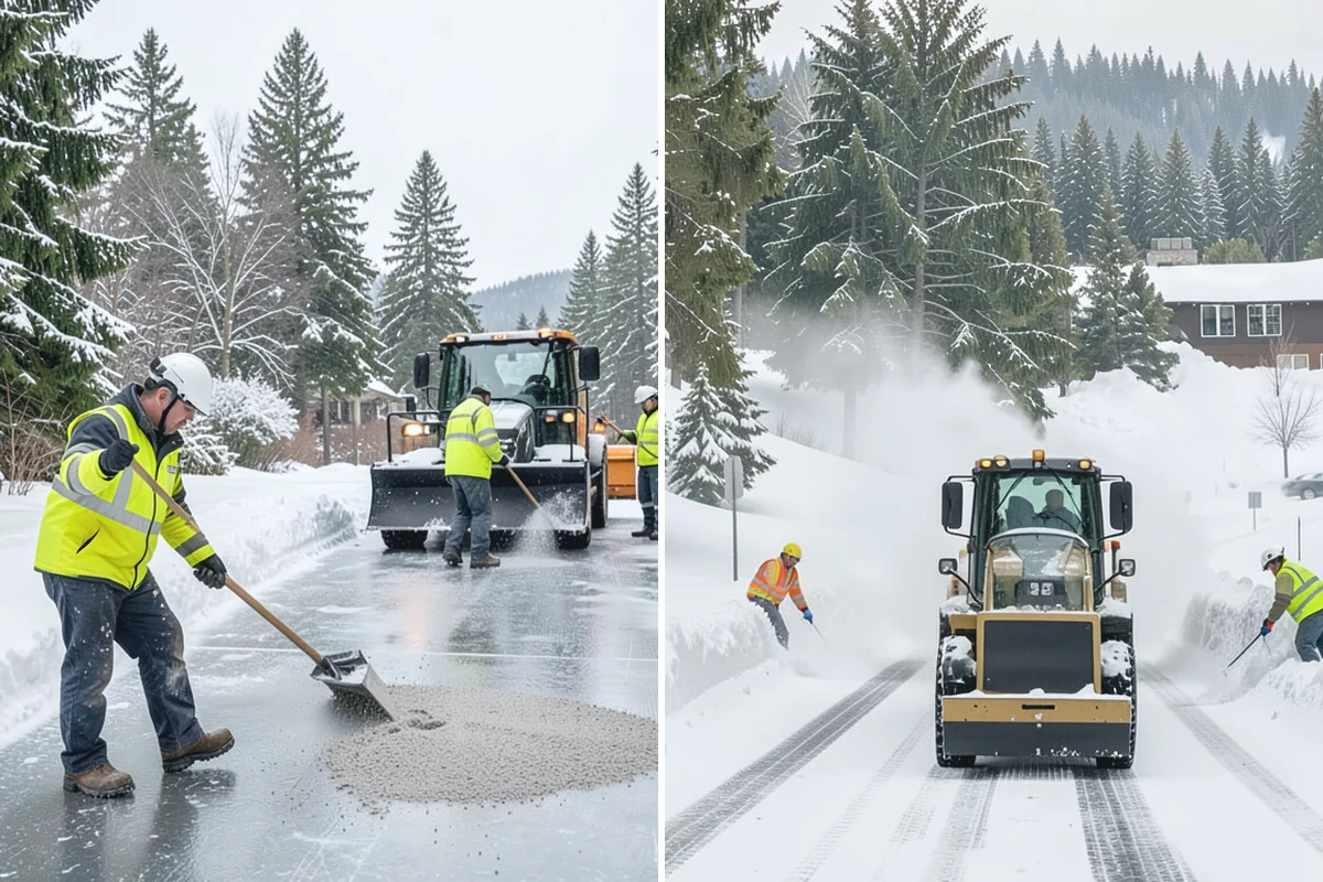Pet-Safe Deicer Application in Marysville, Snohomish County, WA - Identify pet-traffic walkways, courtyards, and entries