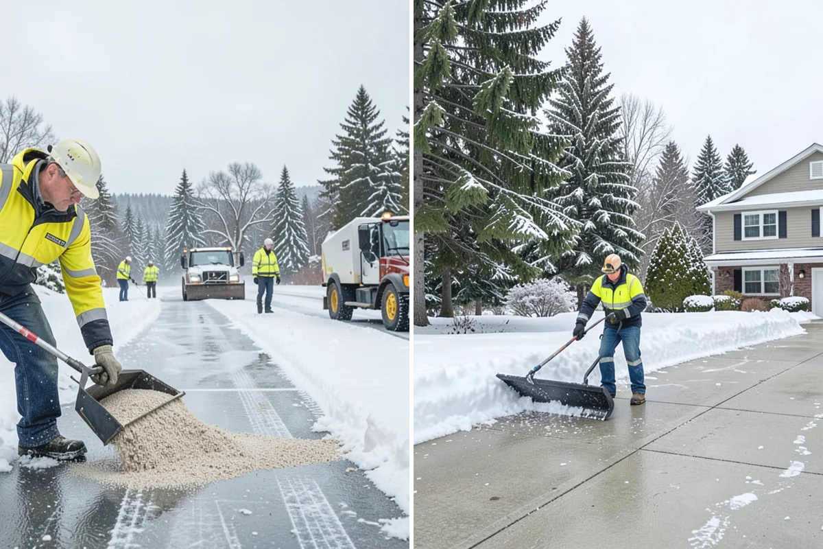 Pet-Safe Deicer Application in Medina, King County, WA - Identify pet-traffic walkways, courtyards, and entries