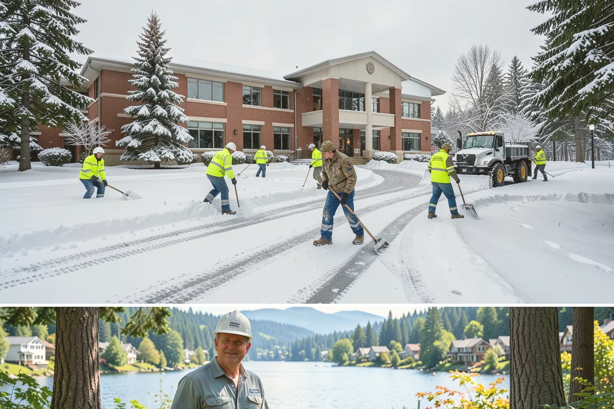 Pet-Safe Deicer Application in Milton, King County, WA - Pet-safe deicer application runs from November through March, matching the freeze-thaw cycles that affect walkways in residential...