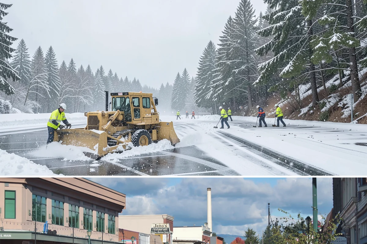 Pet-Safe Deicer Application in Monroe, Snohomish County, WA - Pet-safe deicer application runs from November through March, matching the freeze-thaw cycles that affect walkways in residential...