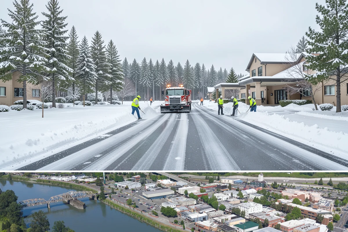 Pet-Safe Deicer Application in Mount Vernon, Skagit County, WA - Pet-safe deicer application runs from November through March, matching the freeze-thaw cycles that affect walkways in residential...