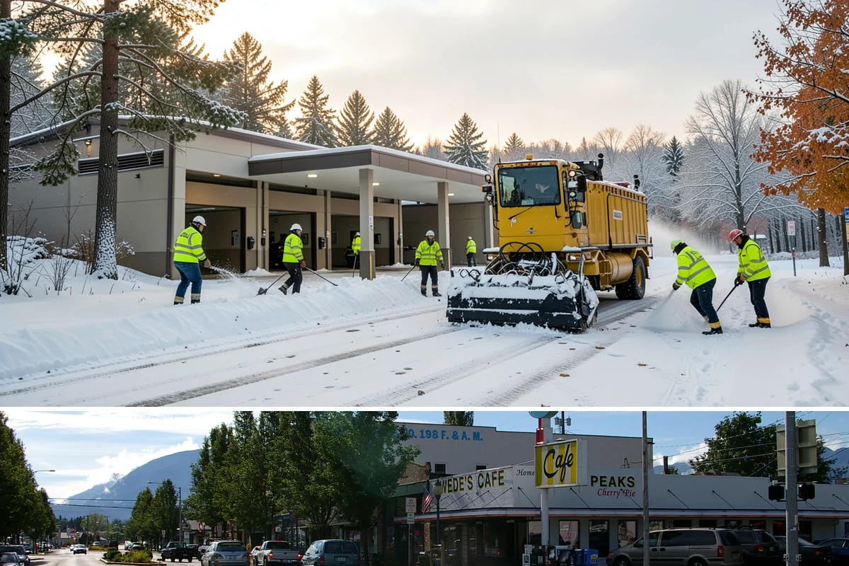 Pet-Safe Deicer Application in North Bend, King County, WA - Pet-safe deicer application runs from November through March, matching the freeze-thaw cycles that affect walkways in residential...