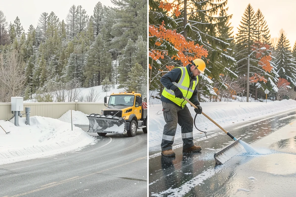 Pet-Safe Deicer Application in Orting, Pierce County, WA - Identify pet-traffic walkways, courtyards, and entries
