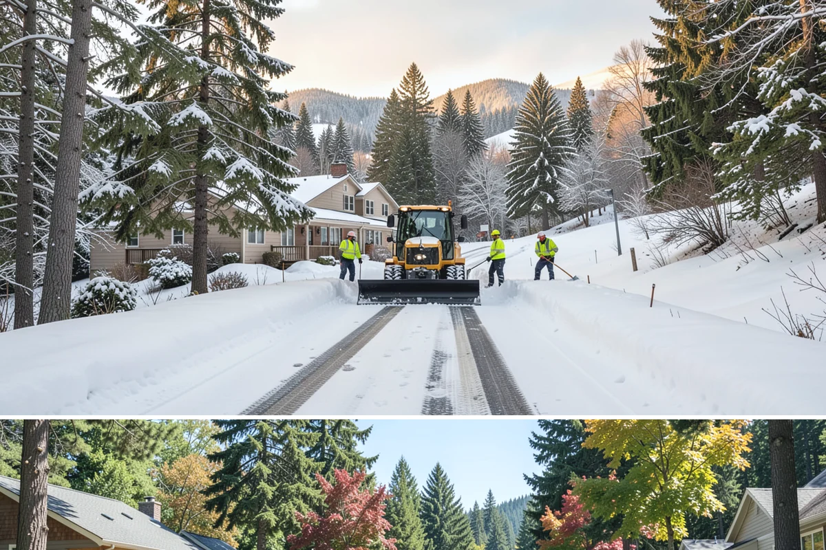 Pet-Safe Deicer Application in Orting, Pierce County, WA - Pet-safe deicer application runs from November through March, matching the freeze-thaw cycles that affect walkways in residential...
