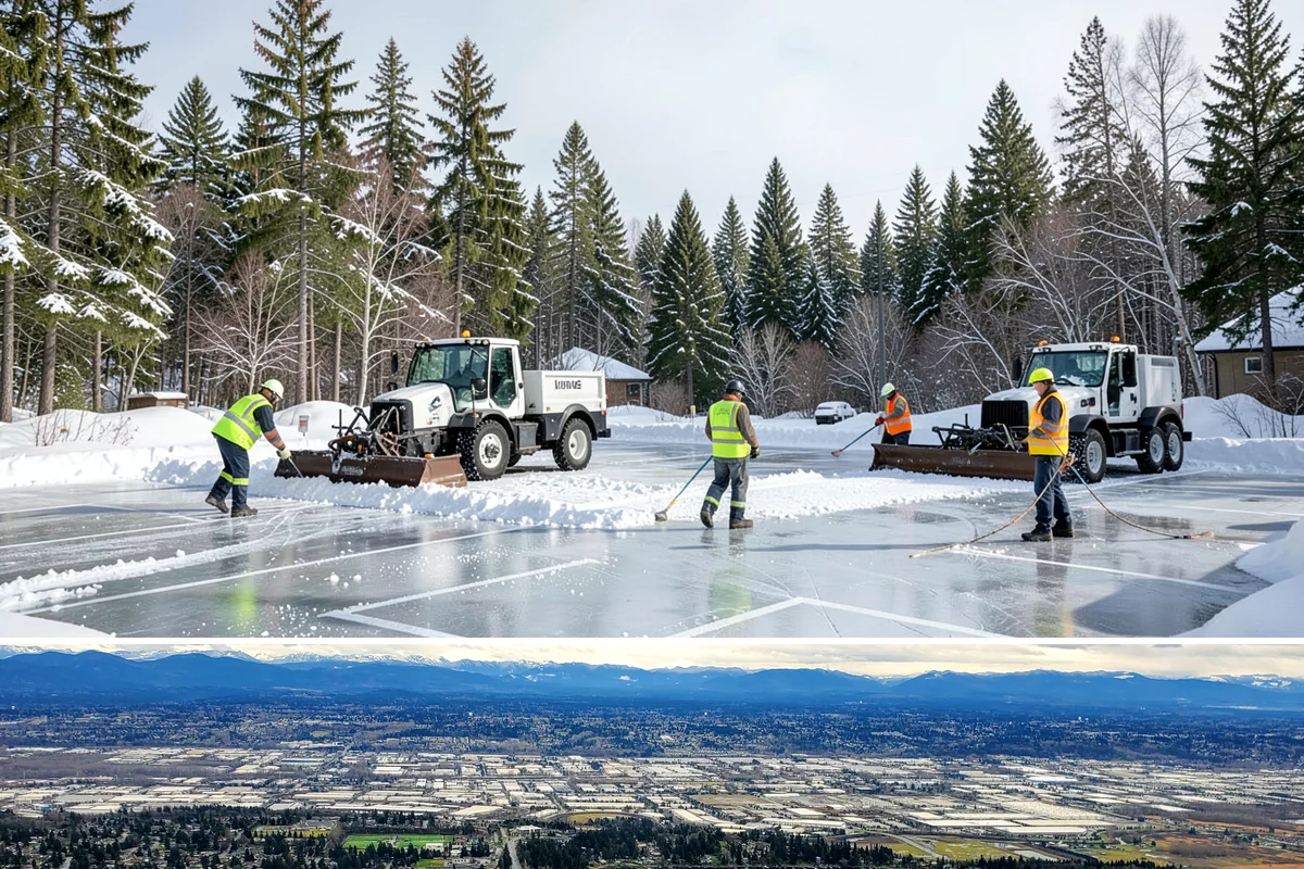 Pet-Safe Deicer Application in SeaTac, King County, WA - Pet-safe deicer application runs from November through March, matching the freeze-thaw cycles that affect walkways in residential...