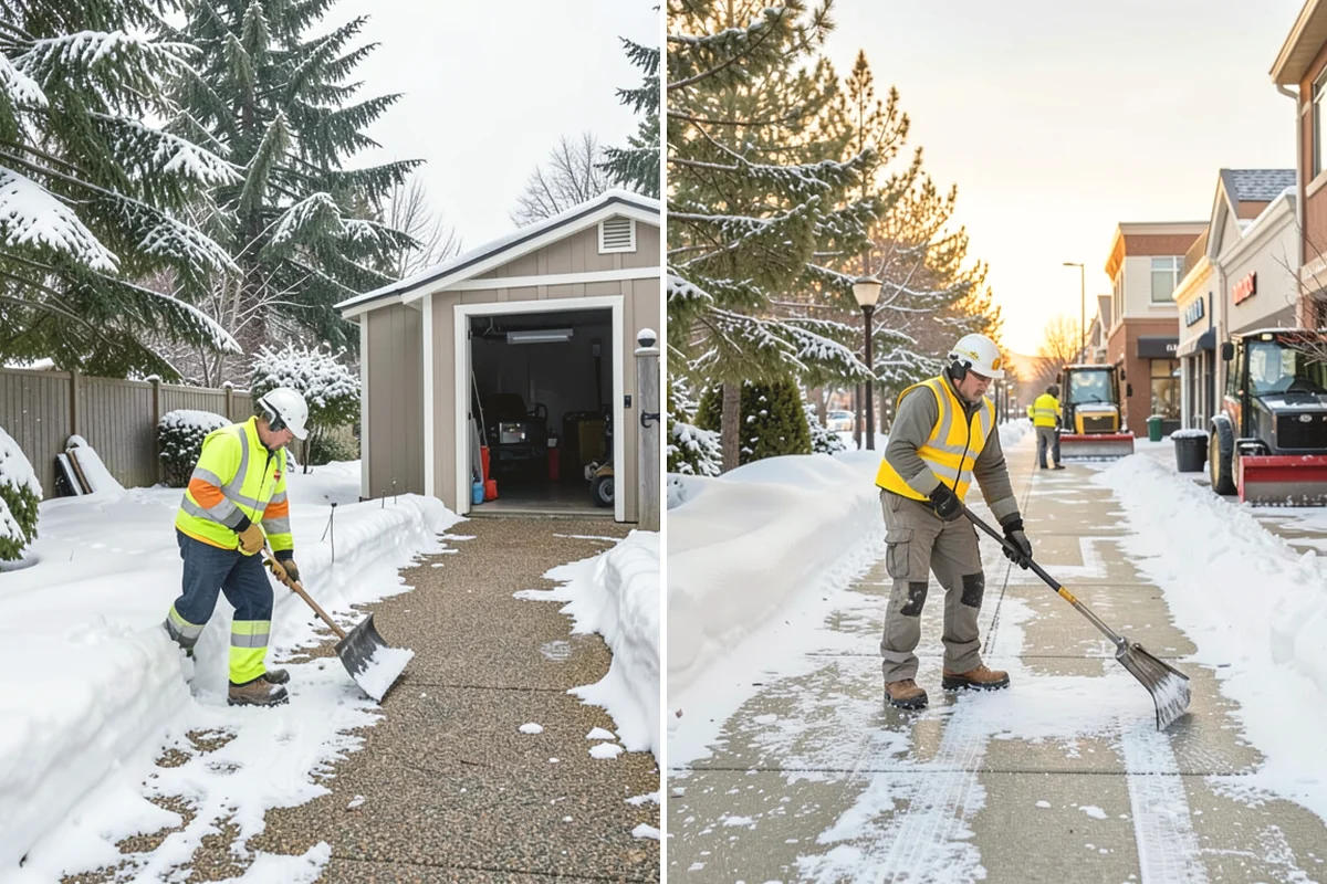 Pet-Safe Deicer Application in Tukwila, King County, WA - Identify pet-traffic walkways, courtyards, and entries