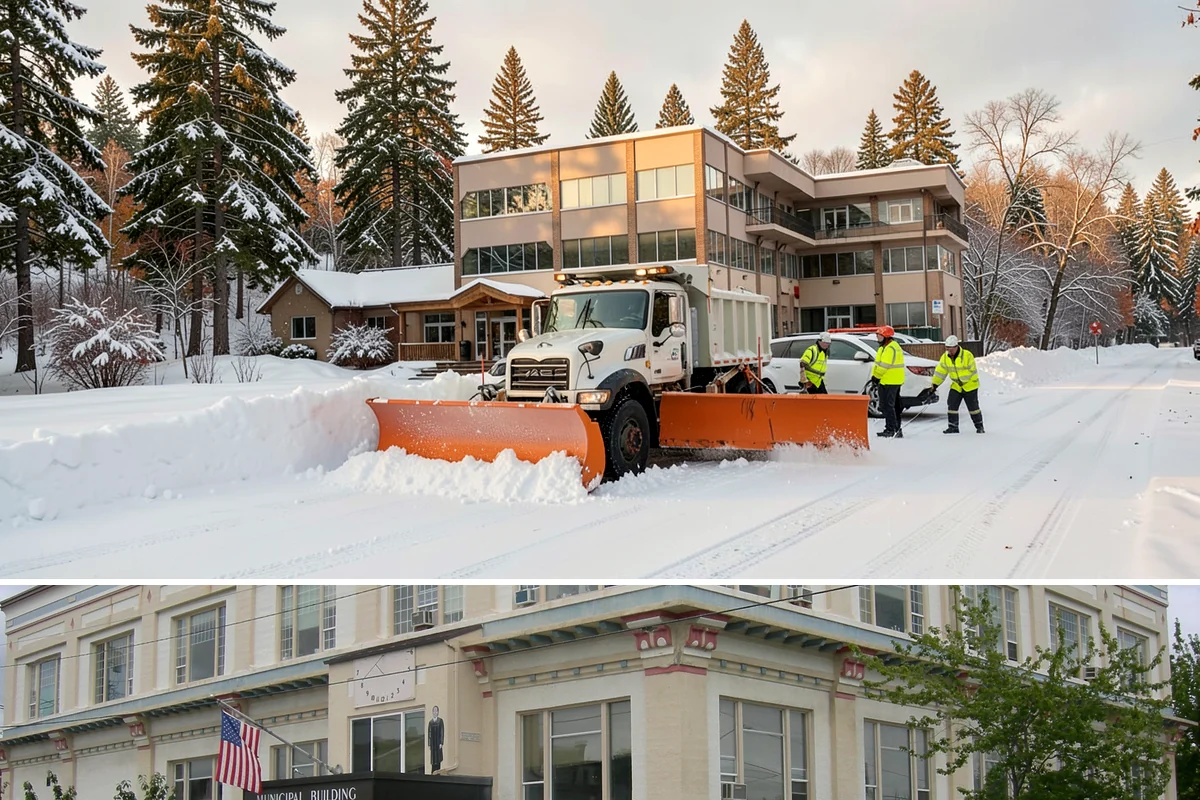 Pet-Safe Ice Melt in Anacortes, Skagit County, WA - Pet-safe ice melt is used all winter at residential and pet-oriented properties whenever walkways ice over.