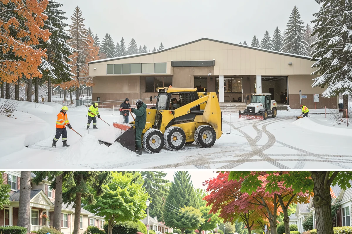 Pet-Safe Ice Melt in Beaux Arts Village, King County, WA - Pet-safe ice melt is used all winter at residential and pet-oriented properties whenever walkways ice over.