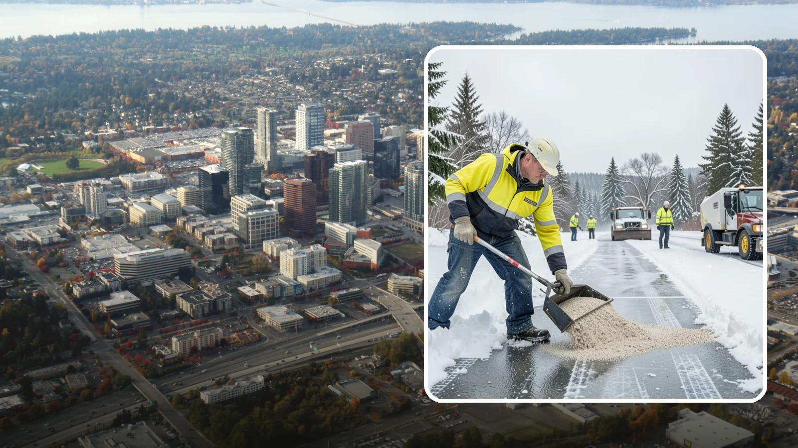 Pet-Safe Ice Melt in Bellevue, King County, WA - Pet-safe ice melt clears walkways with a gentler formula that guards dogs' and cats' paws from chemical burns.