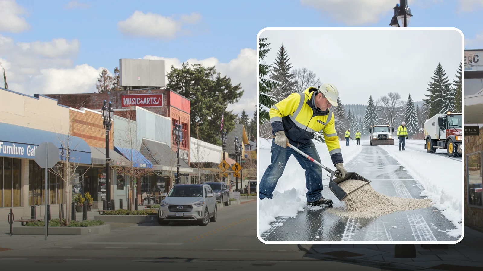 Pet-Safe Ice Melt in Bothell, King County, WA - Pet-safe ice melt clears walkways with a gentler formula that guards dogs' and cats' paws from chemical burns.