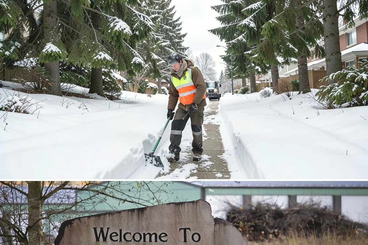Pet-Safe Ice Melt in Buckley, Pierce County, WA - Pet-safe ice melt is used all winter at residential and pet-oriented properties whenever walkways ice over.