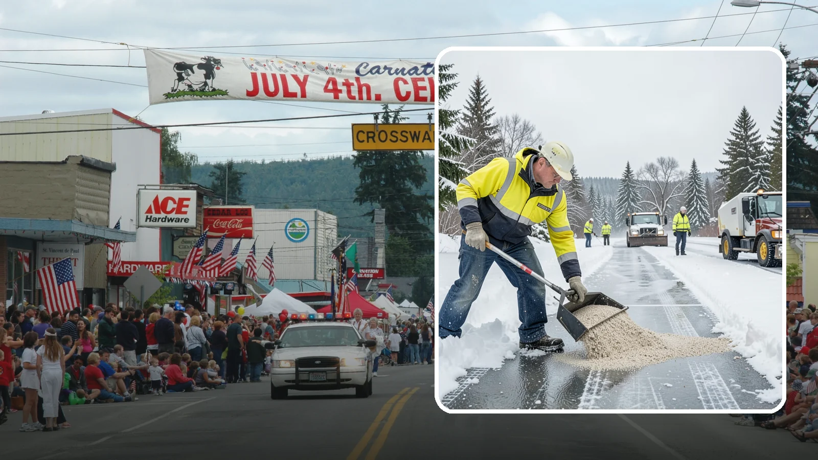 Pet-Safe Ice Melt in Carnation, King County, WA - Pet-safe ice melt clears walkways with a gentler formula that guards dogs' and cats' paws from chemical burns.