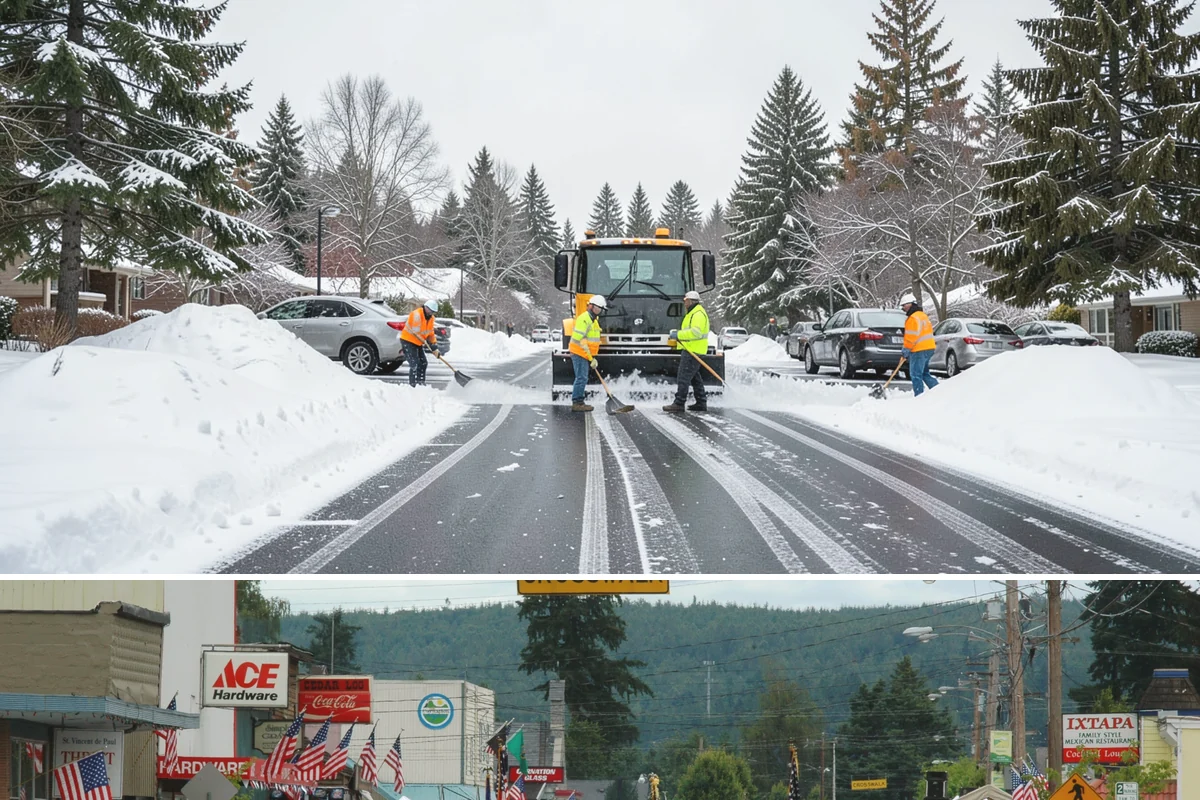 Pet-Safe Ice Melt in Carnation, King County, WA - Pet-safe ice melt is used all winter at residential and pet-oriented properties whenever walkways ice over.