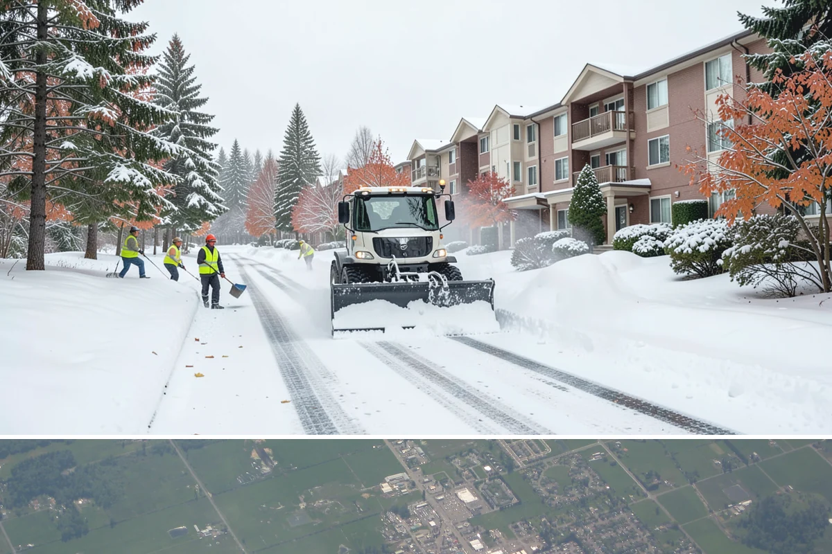 Pet-Safe Ice Melt in Enumclaw, King County, WA - Pet-safe ice melt is used all winter at residential and pet-oriented properties whenever walkways ice over.