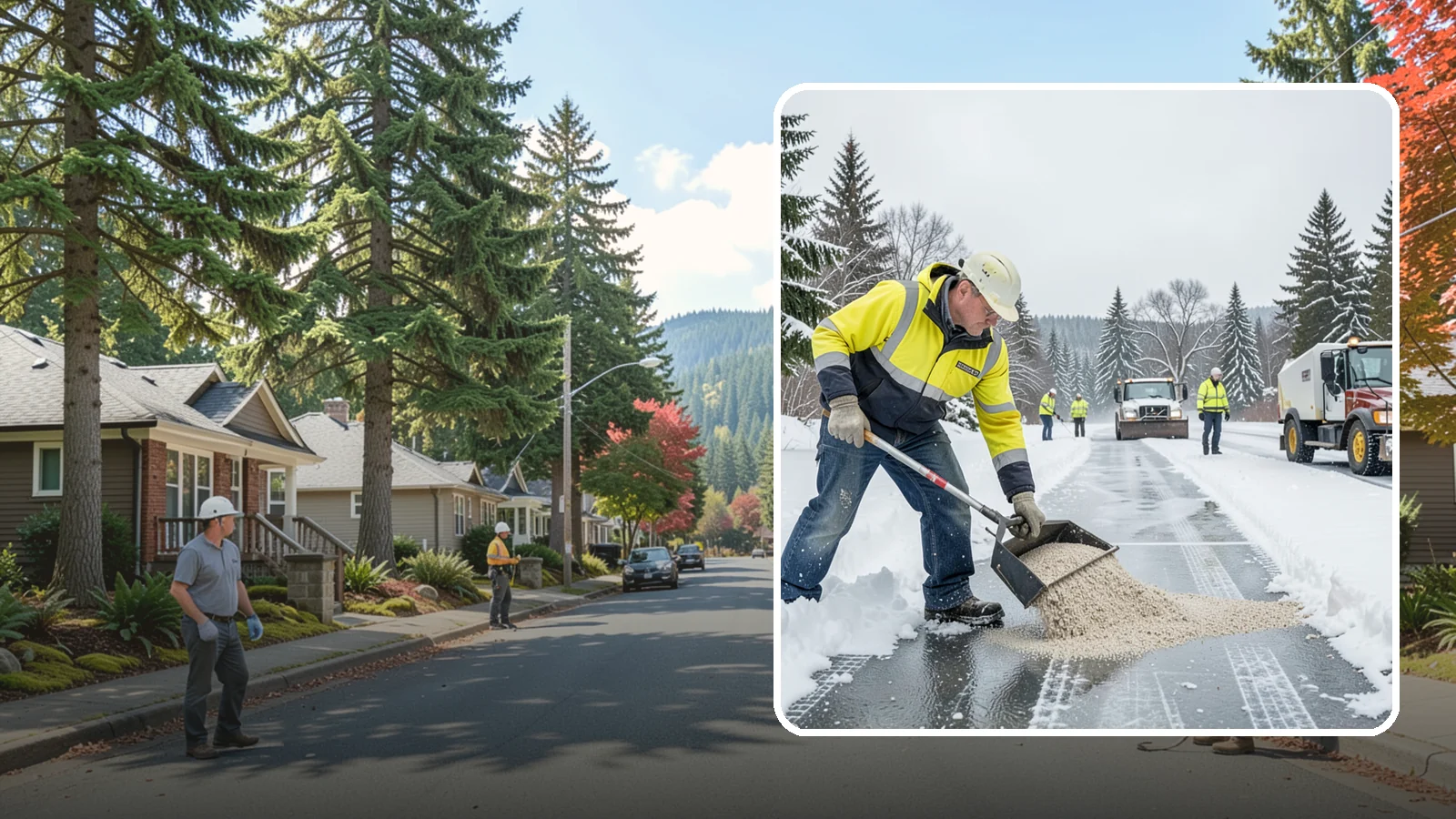 Pet-Safe Ice Melt in Hunts Point, King County, WA - Pet-safe ice melt clears walkways with a gentler formula that guards dogs' and cats' paws from chemical burns.
