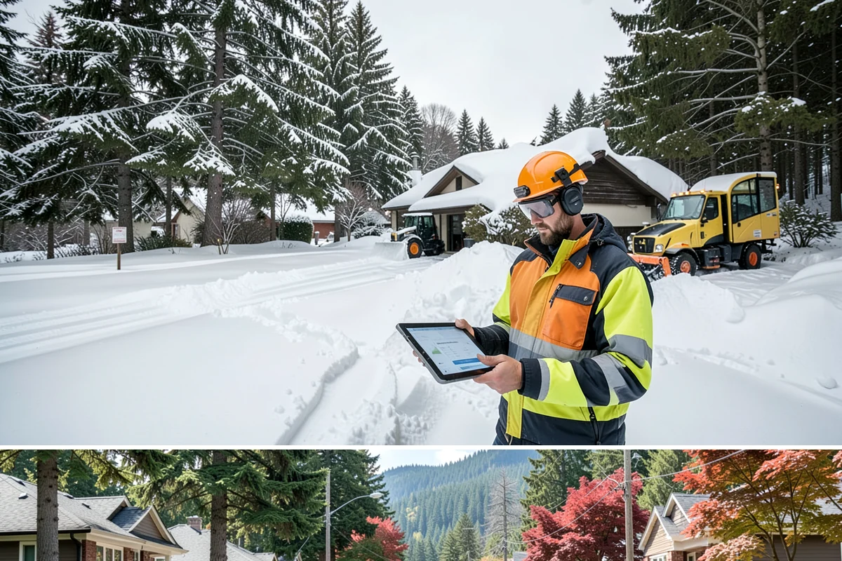 Pet-Safe Ice Melt in Hunts Point, King County, WA - Pet-safe ice melt is used all winter at residential and pet-oriented properties whenever walkways ice over.