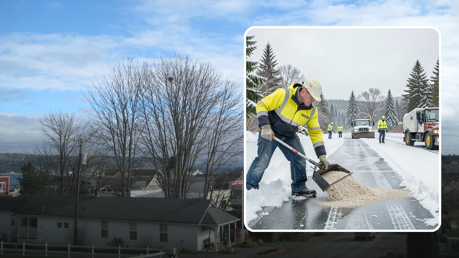Pet-Safe Ice Melt in Langley, Island County, WA - Pet-safe ice melt clears walkways with a gentler formula that guards dogs' and cats' paws from chemical burns.