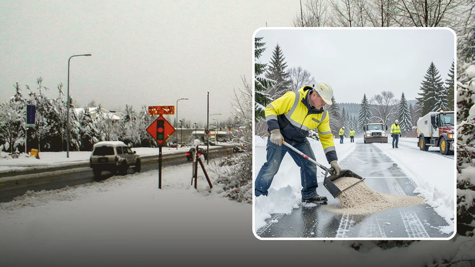 Pet-Safe Ice Melt in Newcastle, King County, WA - Pet-safe ice melt clears walkways with a gentler formula that guards dogs' and cats' paws from chemical burns.