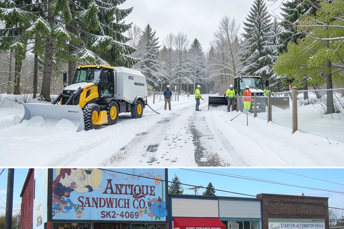 Pet-Safe Ice Melt in Ruston, Pierce County, WA - Pet-safe ice melt is used all winter at residential and pet-oriented properties whenever walkways ice over.