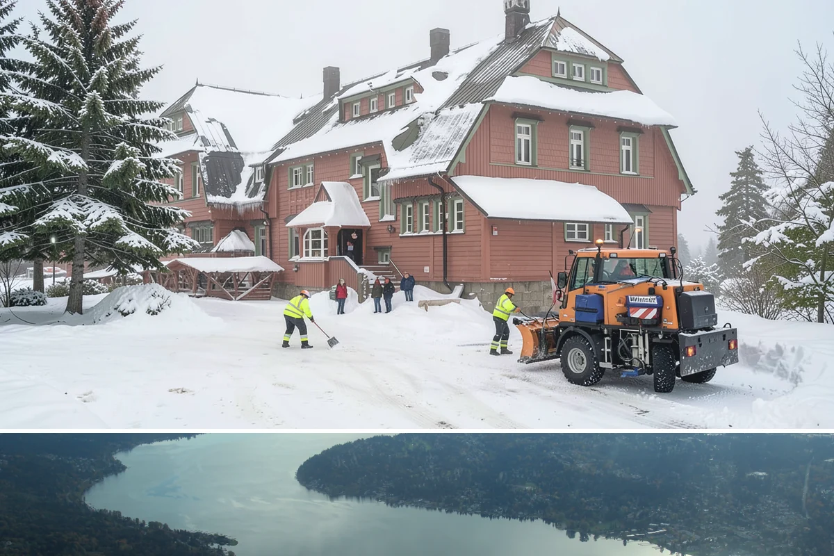 Pet-Safe Ice Melt in Sammamish, King County, WA - Pet-safe ice melt is used all winter at residential and pet-oriented properties whenever walkways ice over.