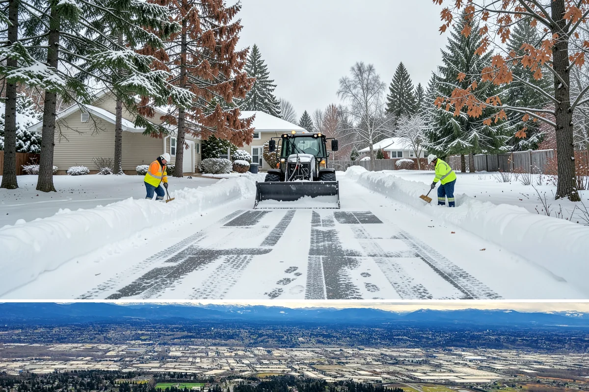 Pet-Safe Ice Melt in SeaTac, King County, WA - Pet-safe ice melt is used all winter at residential and pet-oriented properties whenever walkways ice over.