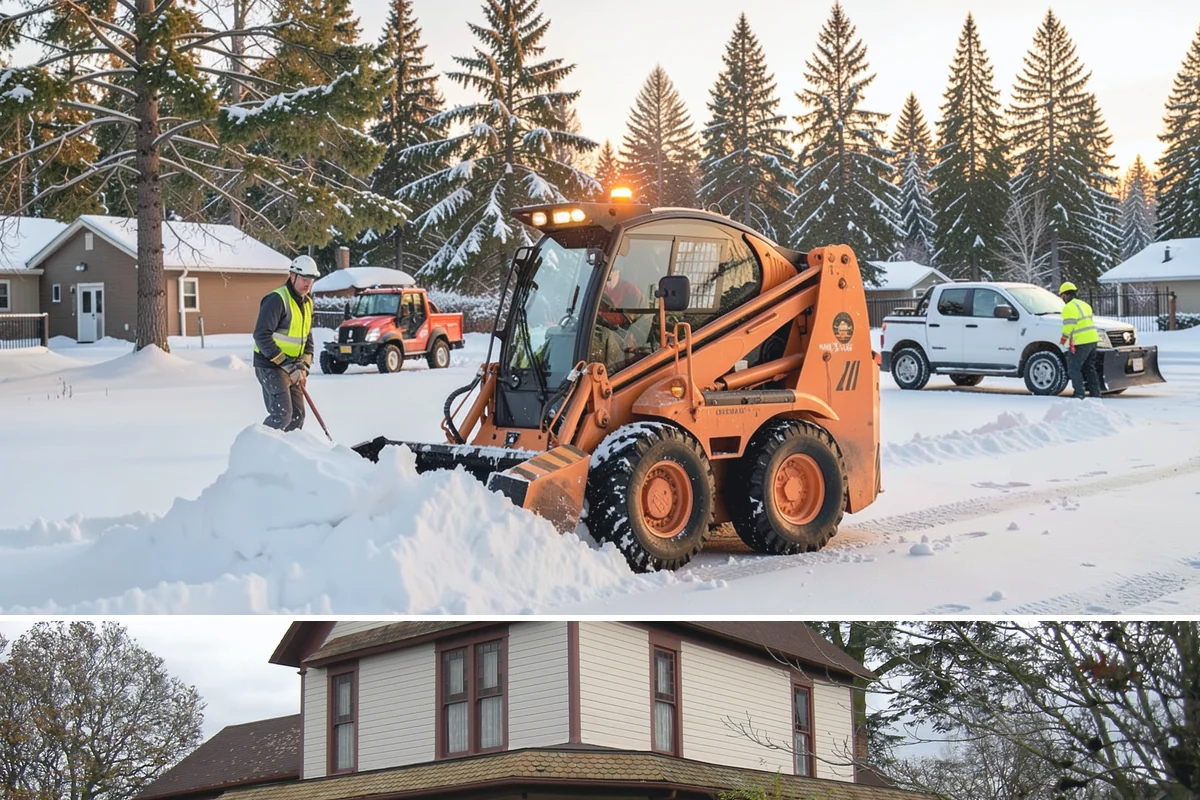 Pet-Safe Ice Melt in Sumner, Pierce County, WA - Pet-safe ice melt is used all winter at residential and pet-oriented properties whenever walkways ice over.