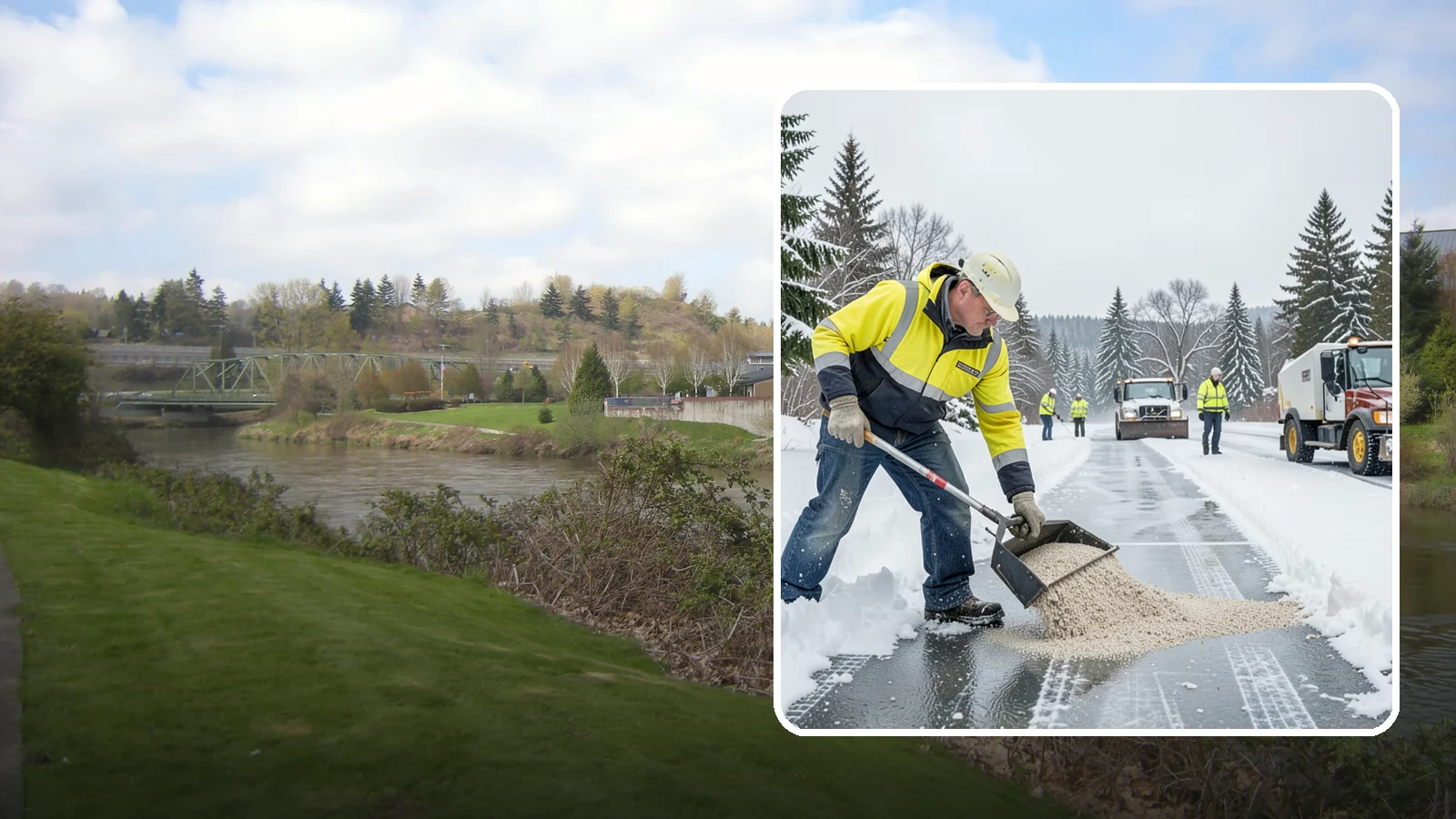 Pet-Safe Ice Melt in Tukwila, King County, WA - Pet-safe ice melt clears walkways with a gentler formula that guards dogs' and cats' paws from chemical burns.