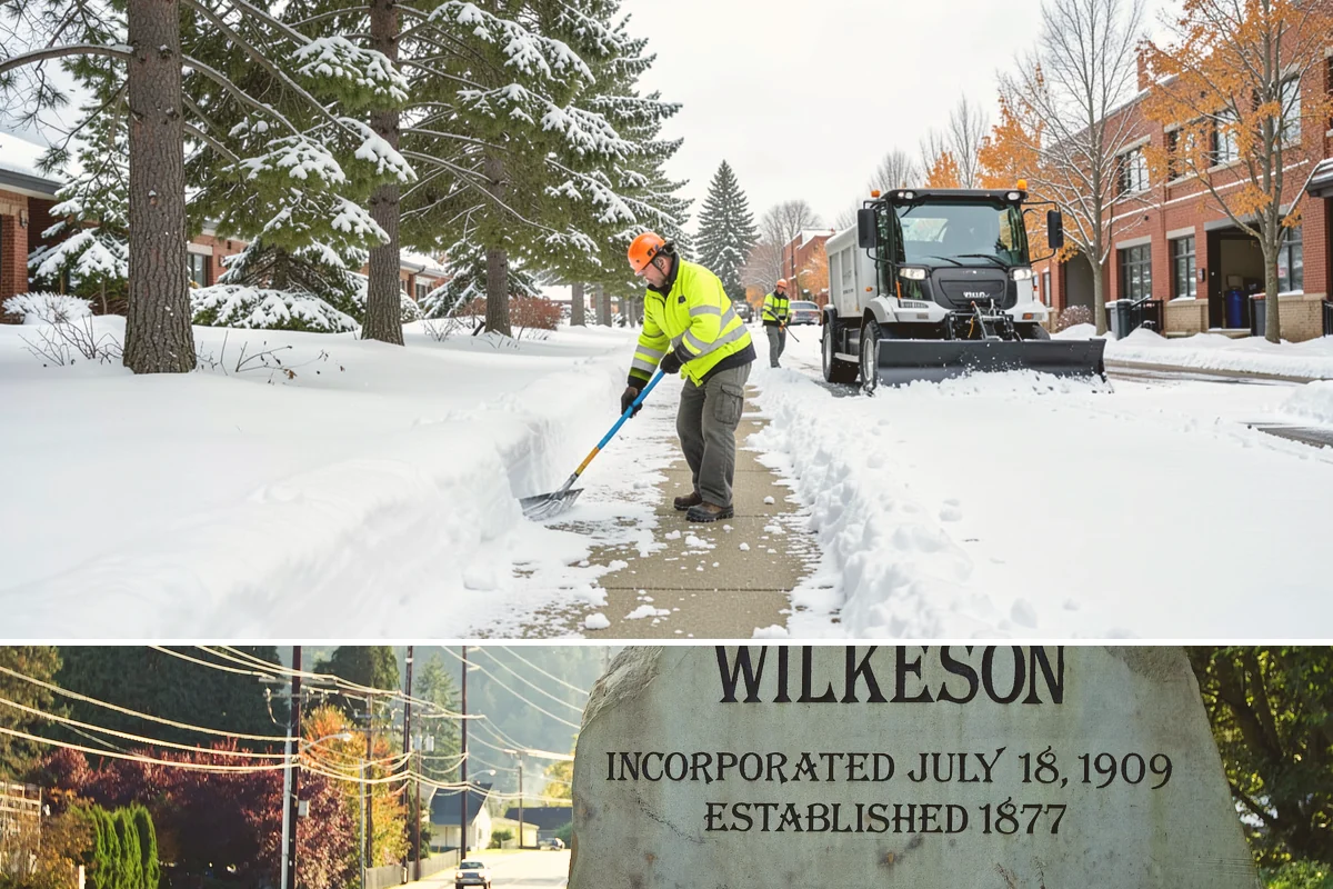 Pet-Safe Ice Melt in Wilkeson, Pierce County, WA - Pet-safe ice melt is used all winter at residential and pet-oriented properties whenever walkways ice over.