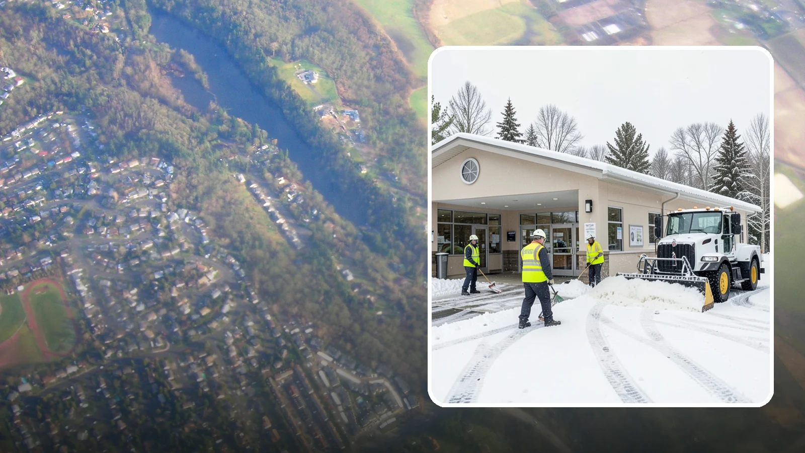 Pharmacy Snow Removal in Algona, King County, WA - We keep pharmacy drive-throughs, entrances, and parking clear so patients can pick up prescriptions safely no matter the weather.