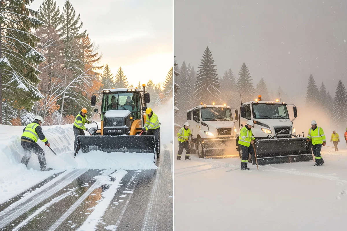 Pharmacy Snow Removal in Anacortes, Skagit County, WA - Map the drive-through lane, entrance, and accessible parking