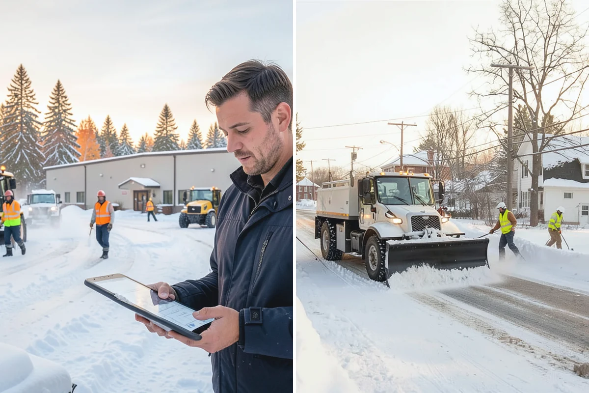 Pharmacy Snow Removal in Bonney Lake, Pierce County, WA - Map the drive-through lane, entrance, and accessible parking
