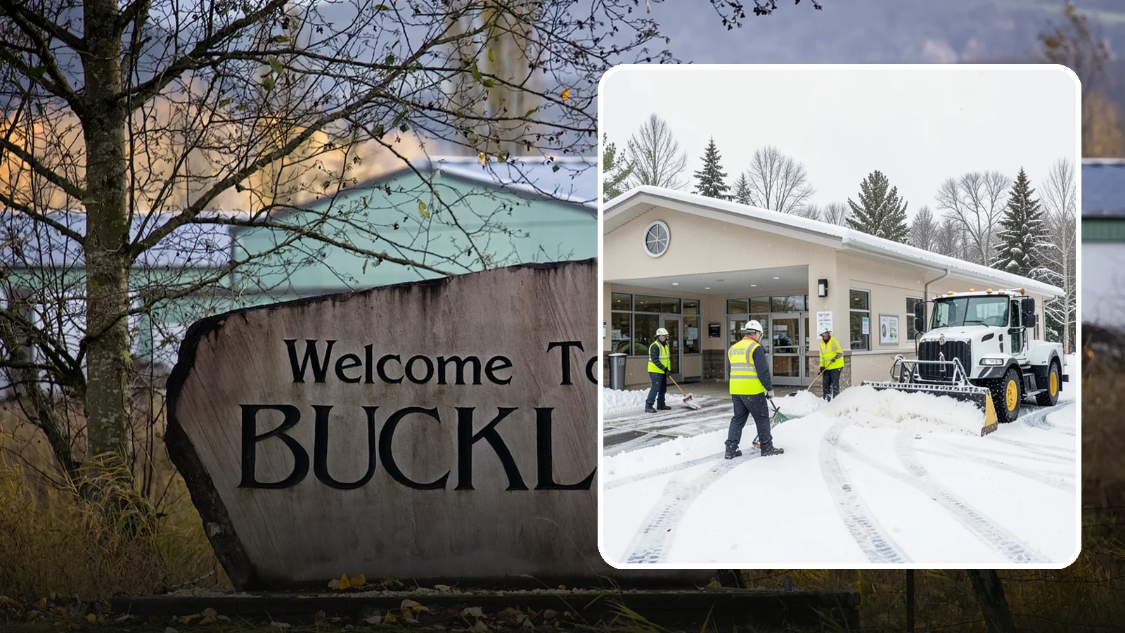 Pharmacy Snow Removal in Buckley, Pierce County, WA - We keep pharmacy drive-throughs, entrances, and parking clear so patients can pick up prescriptions safely no matter the weather.