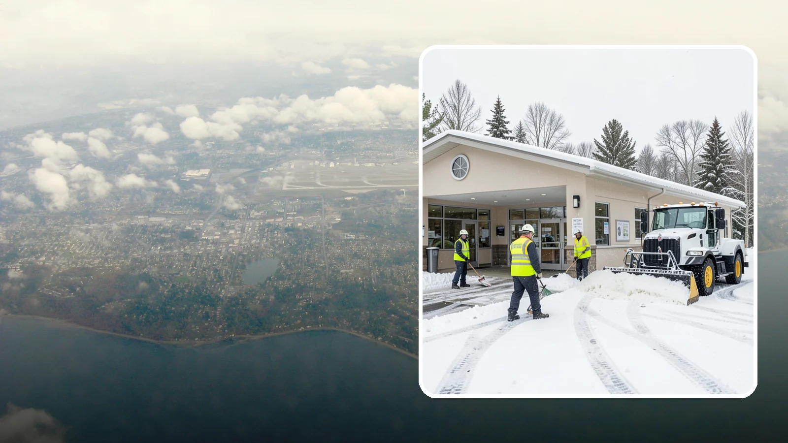 Pharmacy Snow Removal in Burien, King County, WA - We keep pharmacy drive-throughs, entrances, and parking clear so patients can pick up prescriptions safely no matter the weather.