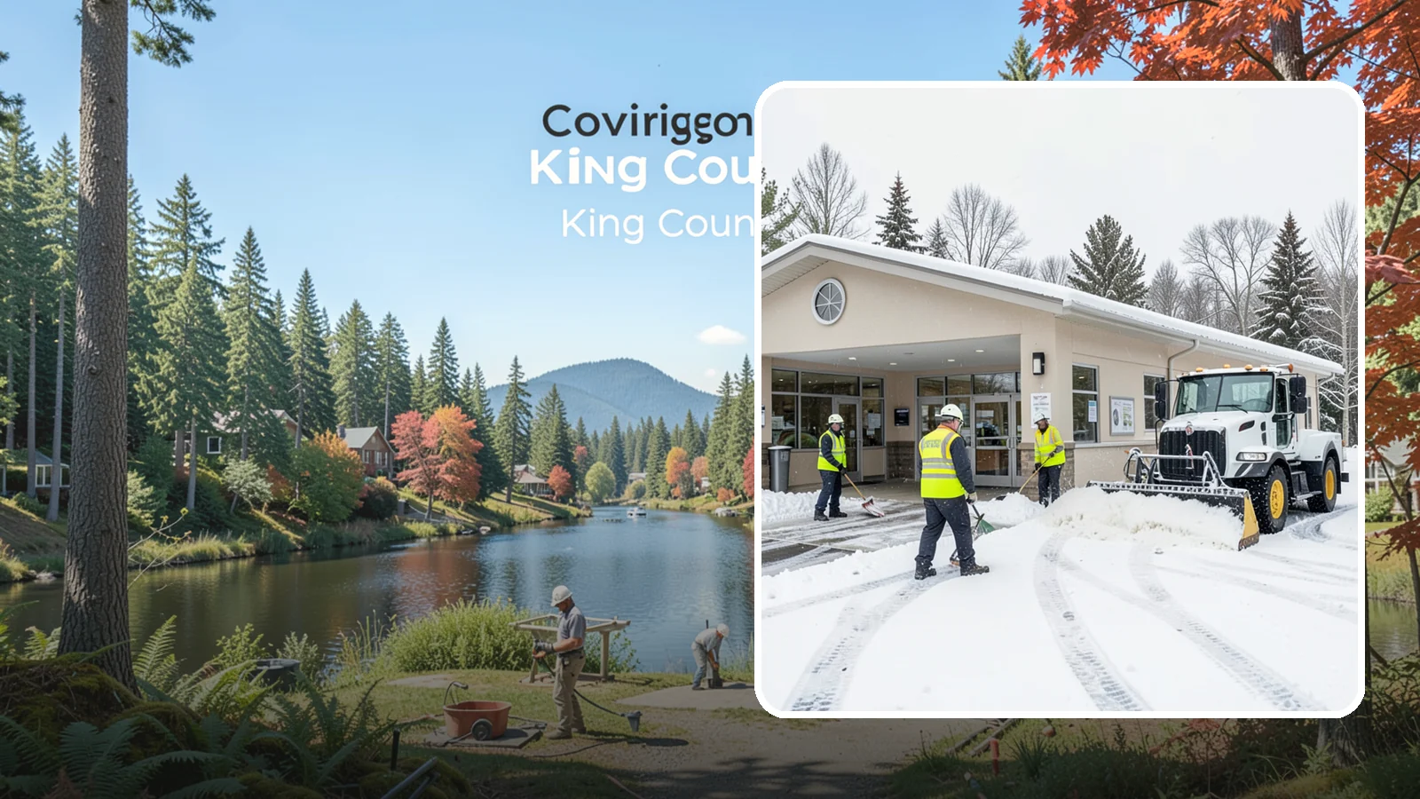 Pharmacy Snow Removal in Covington, King County, WA - We keep pharmacy drive-throughs, entrances, and parking clear so patients can pick up prescriptions safely no matter the weather.
