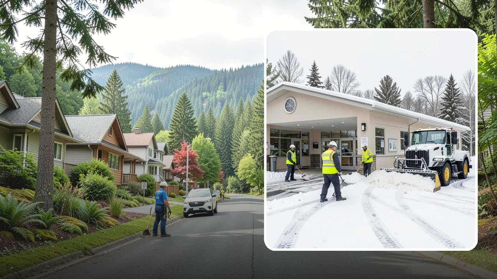 Pharmacy Snow Removal in Darrington, Snohomish County, WA - We keep pharmacy drive-throughs, entrances, and parking clear so patients can pick up prescriptions safely no matter the weather.