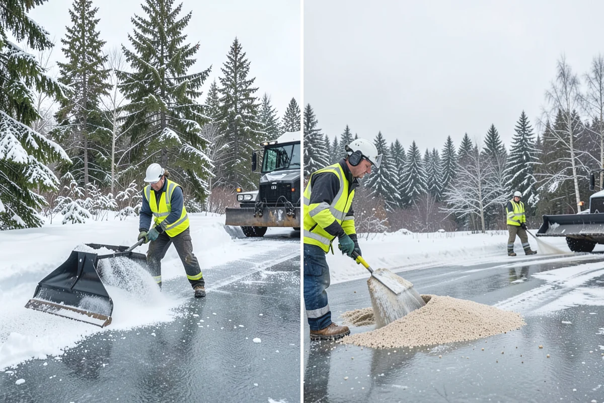 Pharmacy Snow Removal in Darrington, Snohomish County, WA - Map the drive-through lane, entrance, and accessible parking