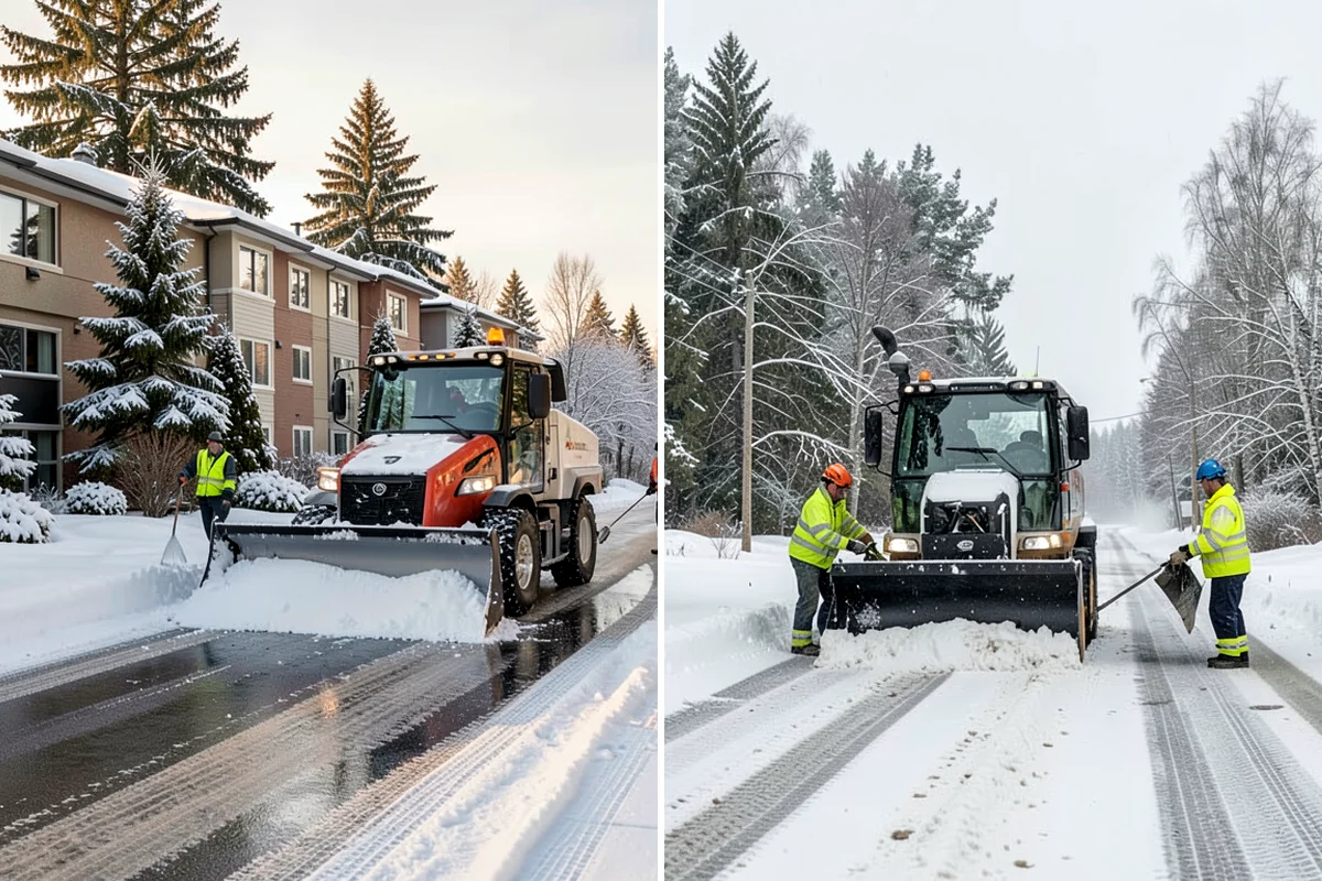 Pharmacy Snow Removal in DuPont, Pierce County, WA - Map the drive-through lane, entrance, and accessible parking