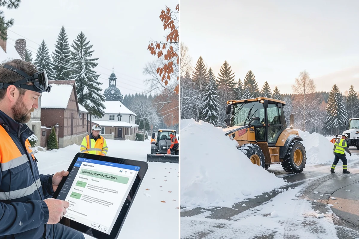 Pharmacy Snow Removal in Hamilton, Skagit County, WA - Map the drive-through lane, entrance, and accessible parking