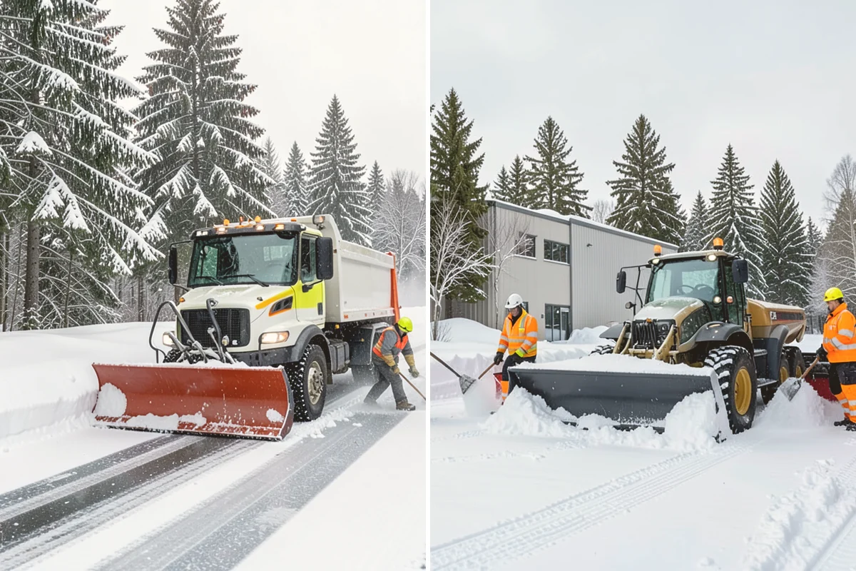 Pharmacy Snow Removal in Index, Snohomish County, WA - Map the drive-through lane, entrance, and accessible parking