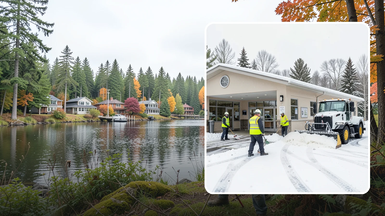 Pharmacy Snow Removal in La Conner, Skagit County, WA - We keep pharmacy drive-throughs, entrances, and parking clear so patients can pick up prescriptions safely no matter the weather.