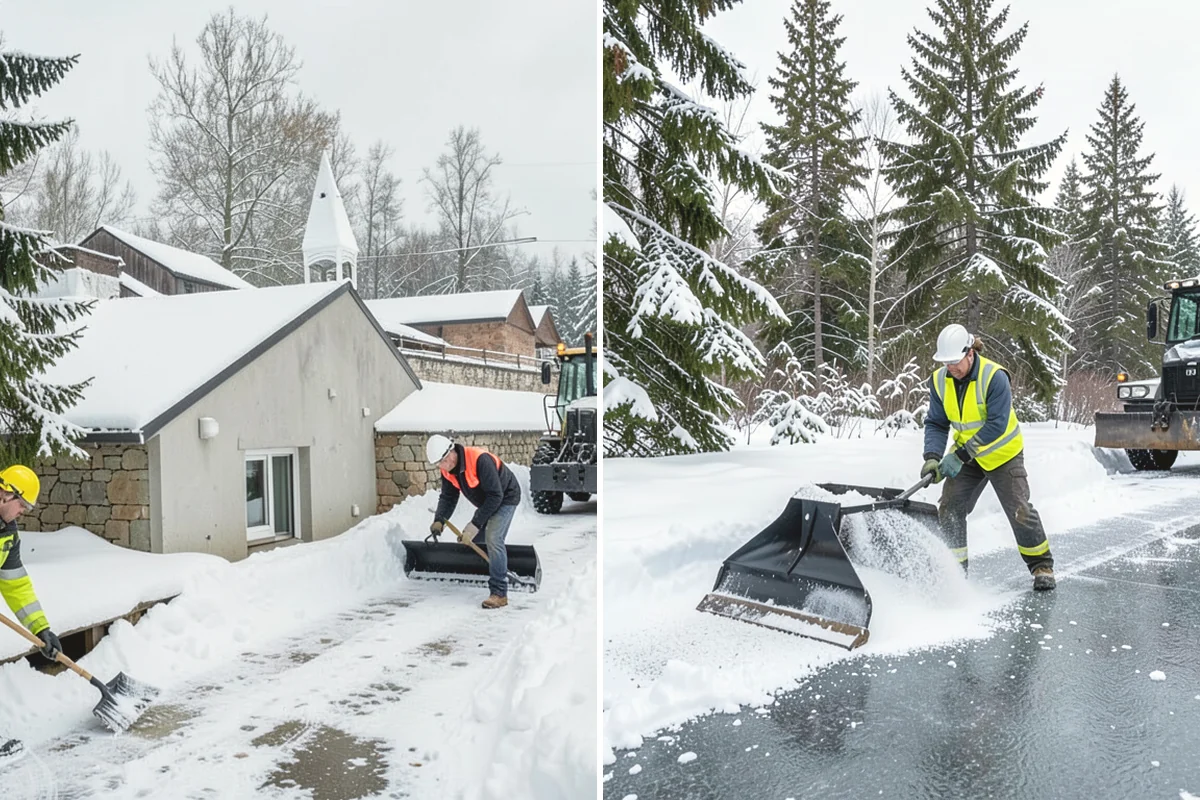 Pharmacy Snow Removal in Lake Stevens, Snohomish County, WA - Map the drive-through lane, entrance, and accessible parking