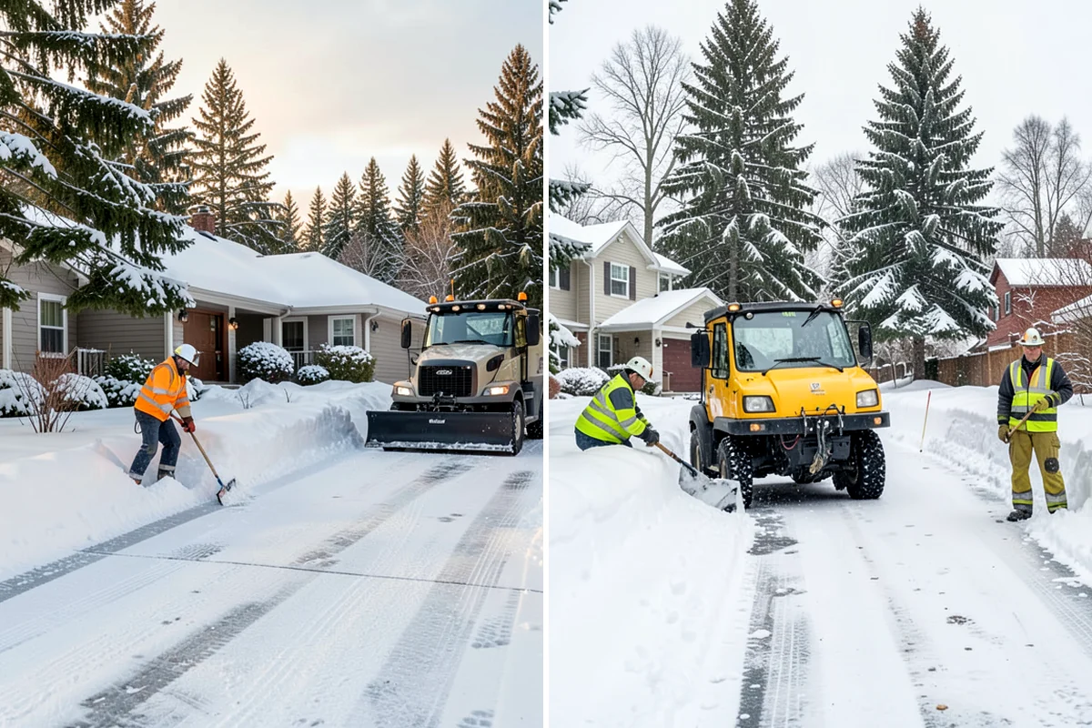 Pharmacy Snow Removal in Lakewood, Pierce County, WA - Map the drive-through lane, entrance, and accessible parking