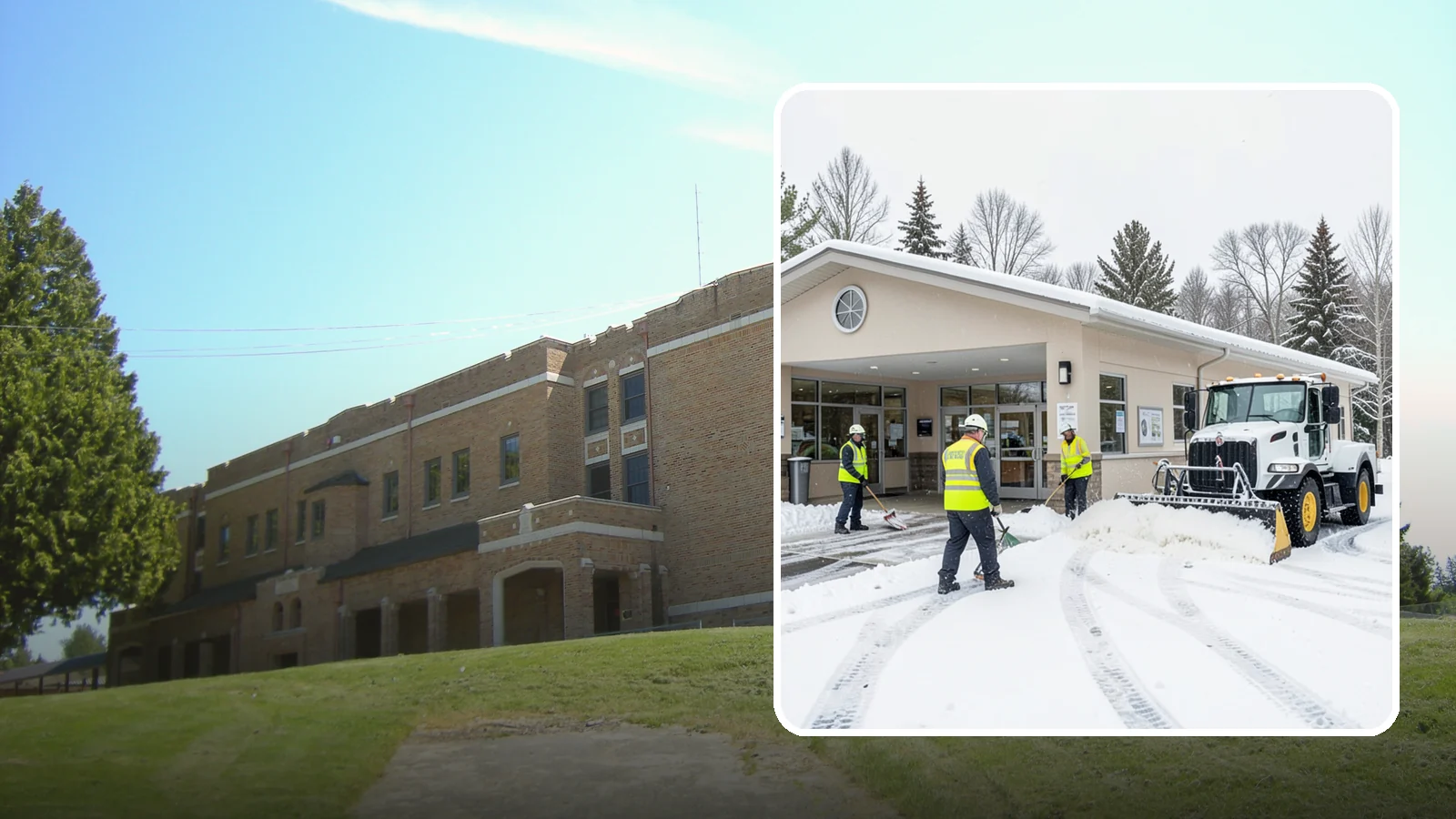 Pharmacy Snow Removal in Maple Valley, King County, WA - We keep pharmacy drive-throughs, entrances, and parking clear so patients can pick up prescriptions safely no matter the weather.