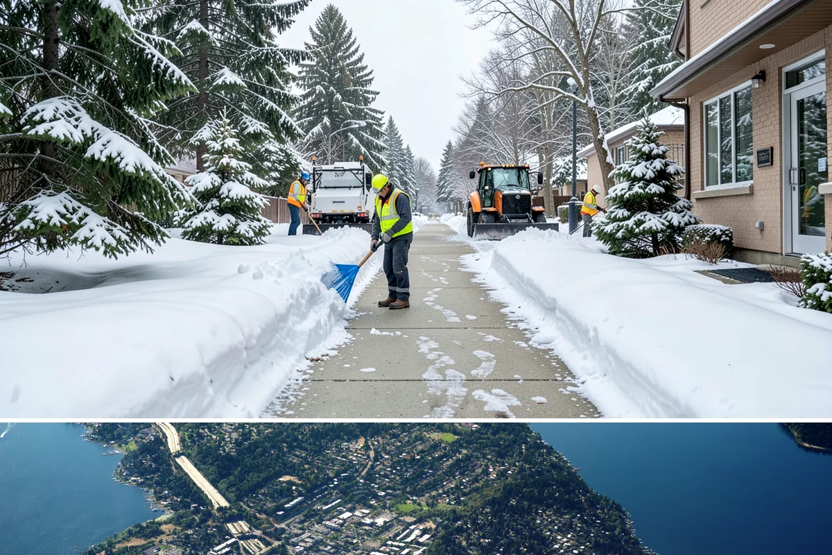 Pharmacy Snow Removal in Mercer Island, King County, WA - Pharmacies need dependable service December through February when patients still must reach the counter.