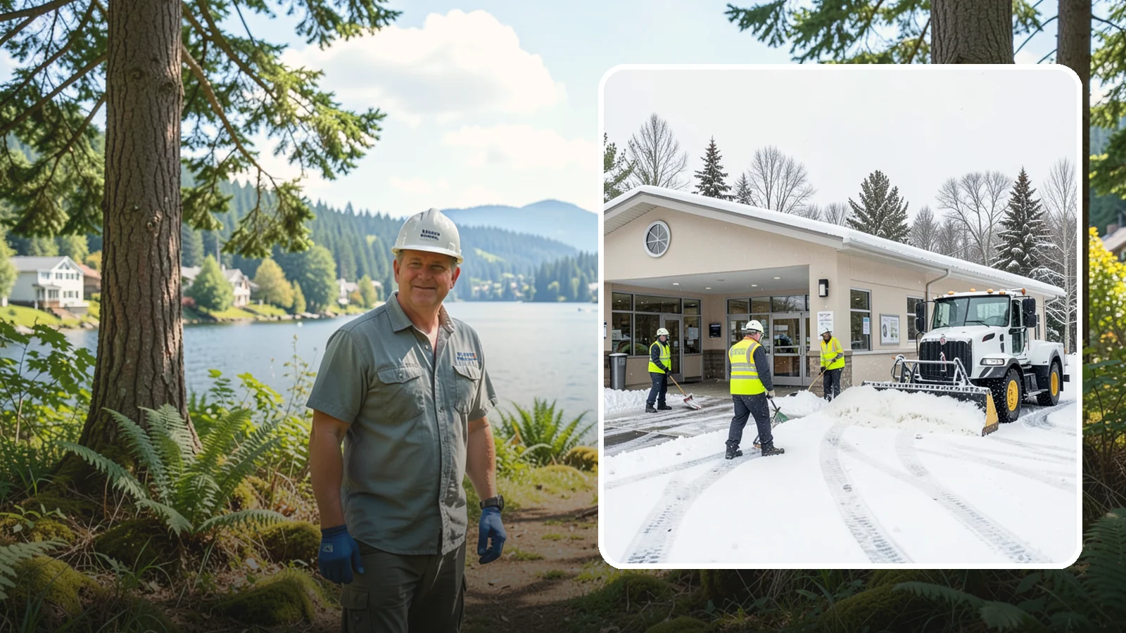 Pharmacy Snow Removal in Milton, King County, WA - We keep pharmacy drive-throughs, entrances, and parking clear so patients can pick up prescriptions safely no matter the weather.