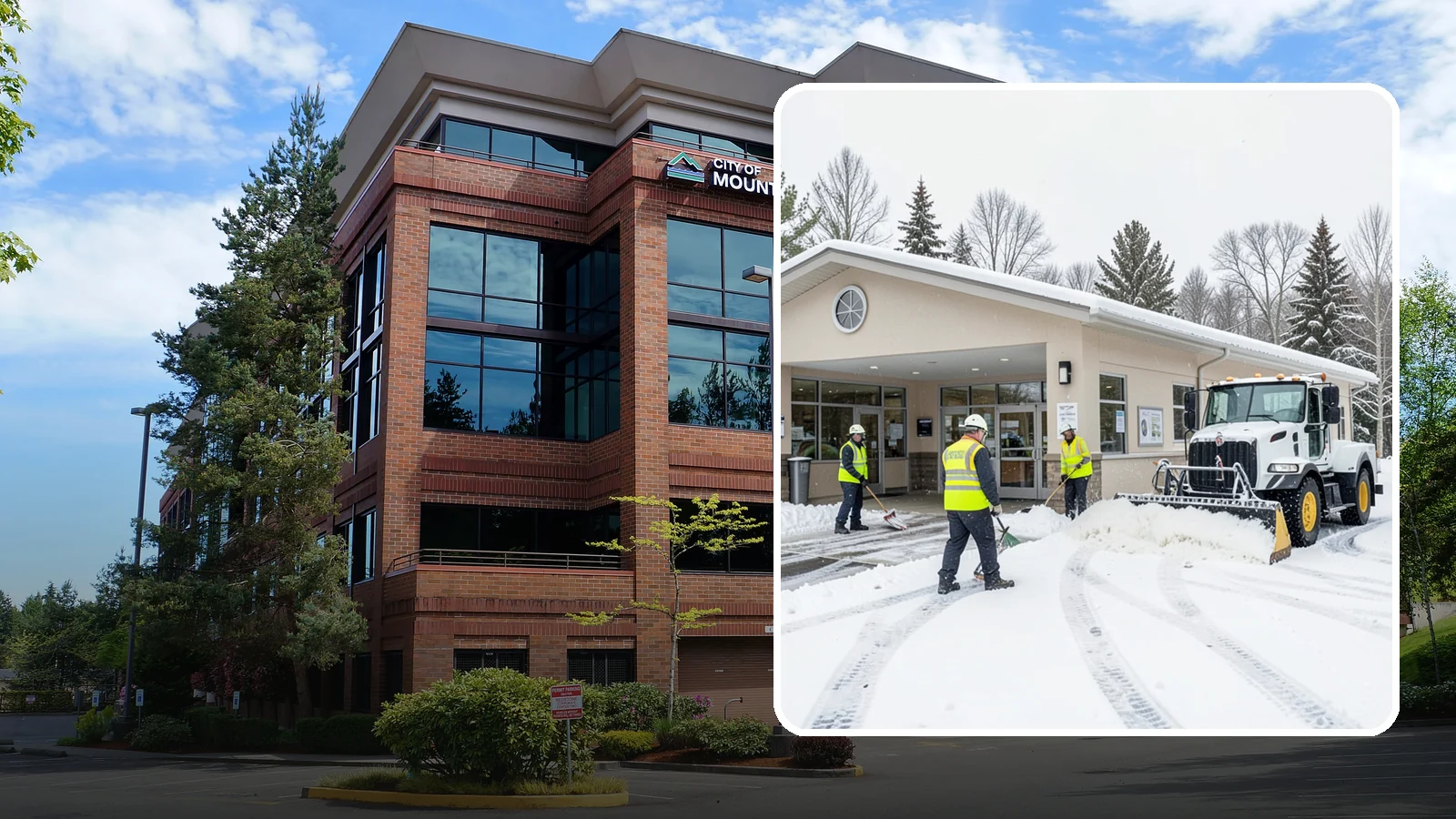 Pharmacy Snow Removal in Mountlake Terrace, Snohomish County, WA - We keep pharmacy drive-throughs, entrances, and parking clear so patients can pick up prescriptions safely no matter the weather.