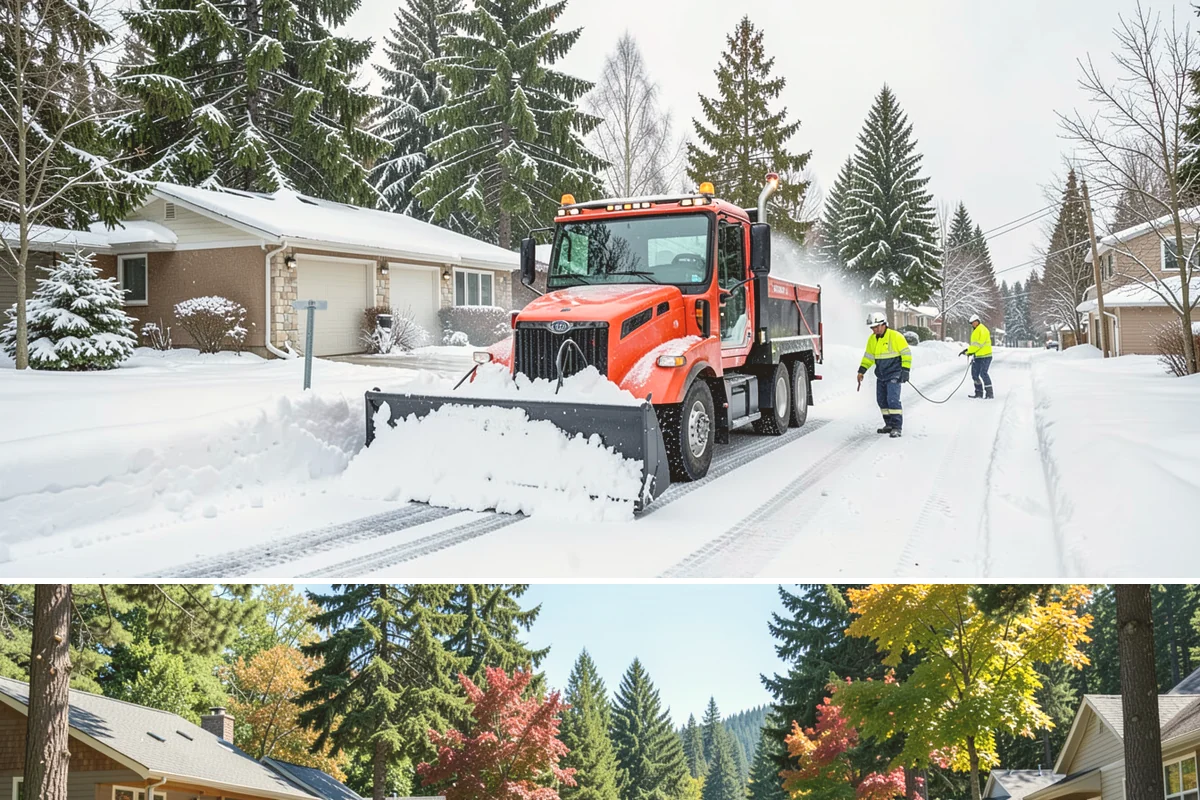 Pharmacy Snow Removal in Orting, Pierce County, WA - Pharmacies need dependable service December through February when patients still must reach the counter.