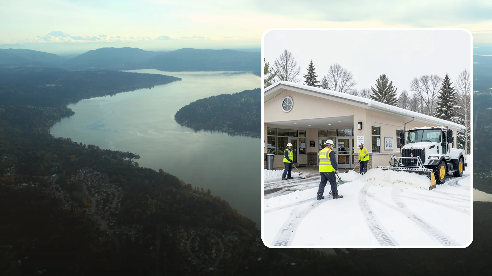 Pharmacy Snow Removal in Sammamish, King County, WA - We keep pharmacy drive-throughs, entrances, and parking clear so patients can pick up prescriptions safely no matter the weather.