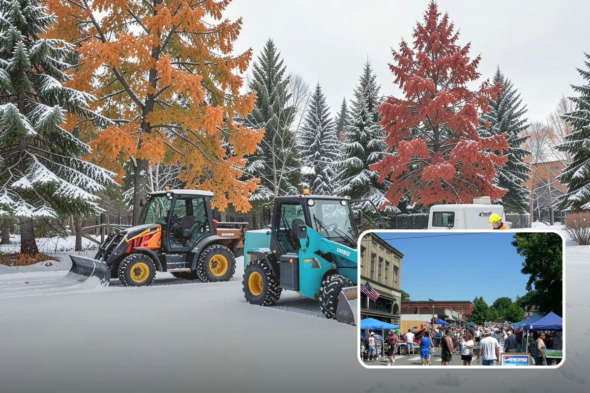 Pharmacy Snow Removal in Snohomish, Snohomish County, WA - Drive-through lane cleared before opening