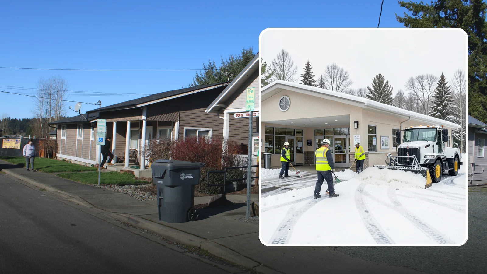 Pharmacy Snow Removal in South Prairie, Pierce County, WA - We keep pharmacy drive-throughs, entrances, and parking clear so patients can pick up prescriptions safely no matter the weather.